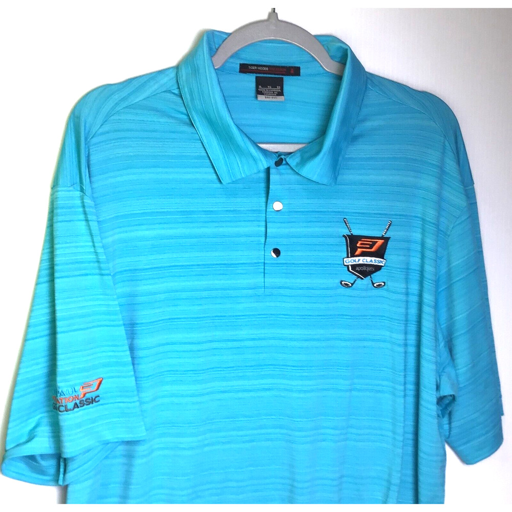 Nike Tiger Woods Polo Shirt Chris Paul Golf Classic Apollo Jets CP3 Dri-Fit XL